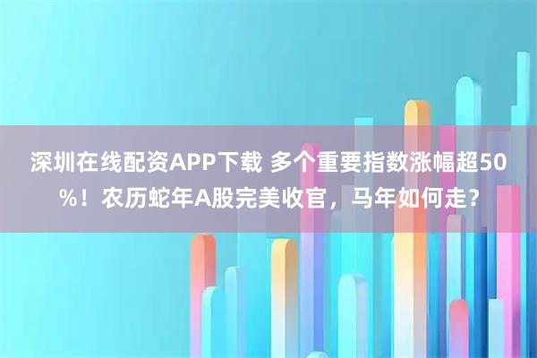 深圳在线配资APP下载 多个重要指数涨幅超50%！农历蛇年A股完美收官，马年如何走？